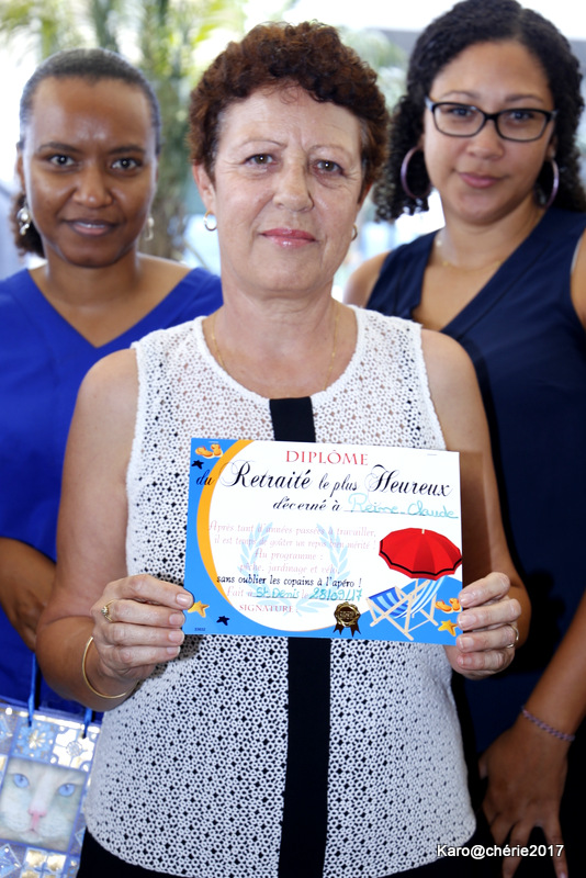La Sogecore salue les 42 ans de service de Reine Claude Payet