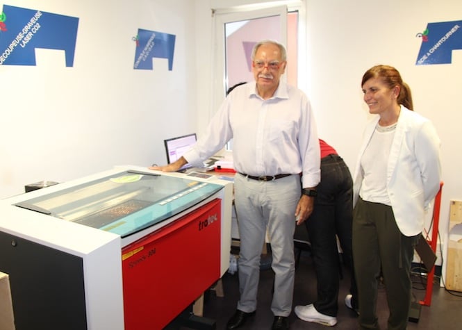 Une FanmBrik inaugurée au Runfab lab de la Cinor