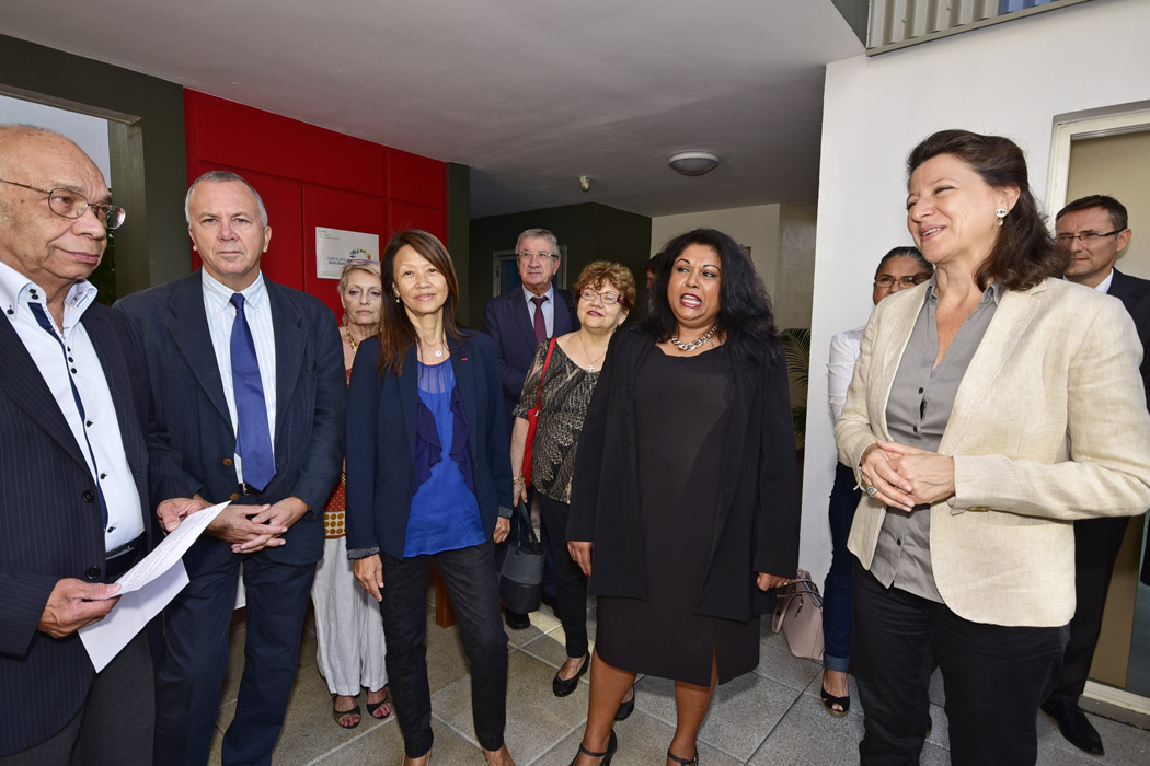 Retour en images sur la visite d'Agnès Buzyn dans une maison relais 