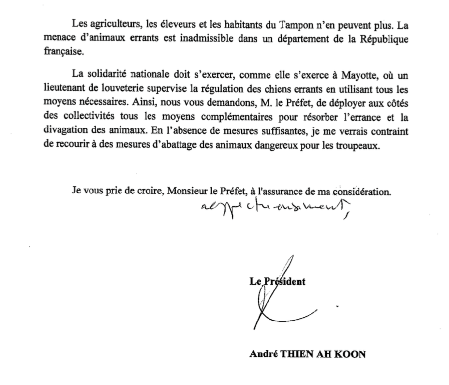 Attaques de chiens errants : La CASUD interpelle le préfet