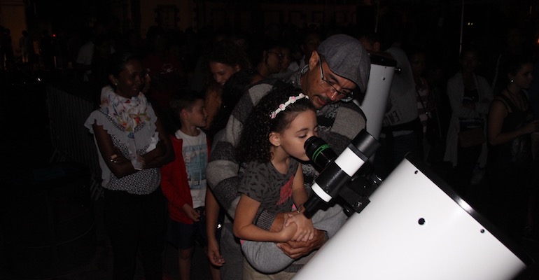 Retour en images sur la soirée d'observation des étoiles à St-Paul