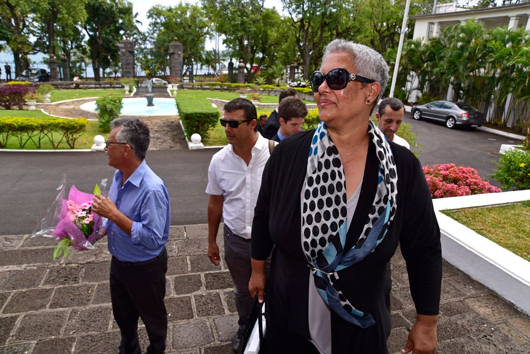 [RETOUR IMAGES] La ministre des Outre-mer à la préfecture