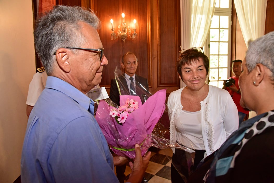 [RETOUR IMAGES] La ministre des Outre-mer à la préfecture