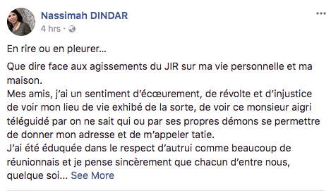 Enquête sur sa villa : Nassimah Dindar répond aux accusations du Jir