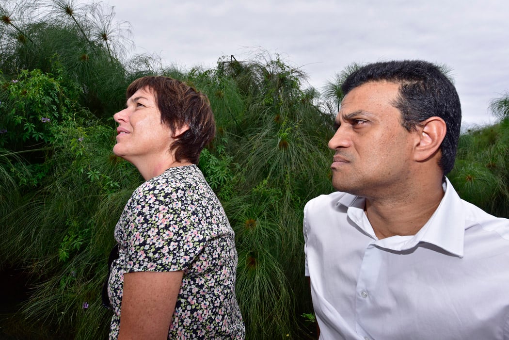 [PHOTOS] Avant Mafate, Annick Girardin en visite à l'Etang Saint-Paul
