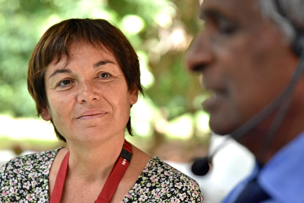 [PHOTOS] Avant Mafate, Annick Girardin en visite à l'Etang Saint-Paul
