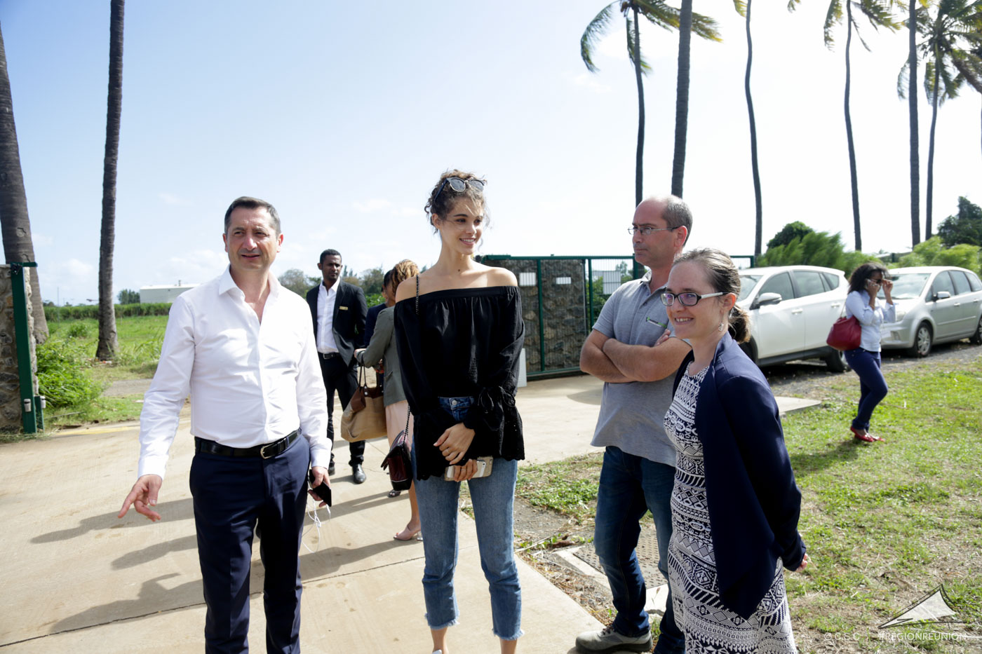 [RETOUR IMAGES] : Visite de terrain de Pauline Hoarau à l'occasion de la conférence climat
