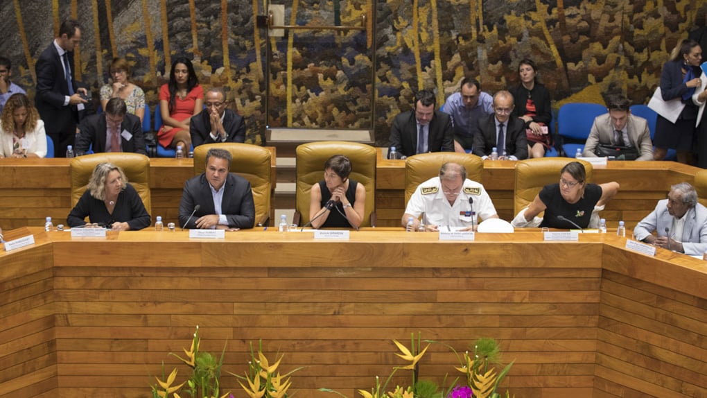 Retour images sur la visite de la ministre des Outre-mer Annick Girardin à la Région