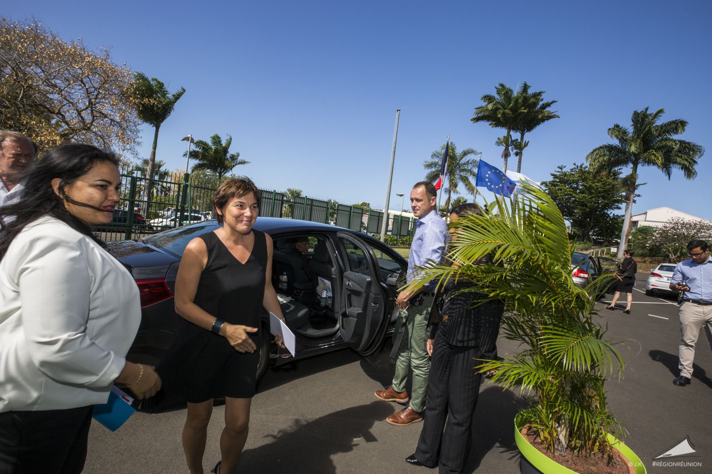 Retour images sur la visite de la ministre des Outre-mer Annick Girardin à la Région
