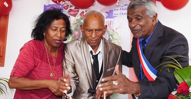 Villèle : André Ramassamy a 100 ans
