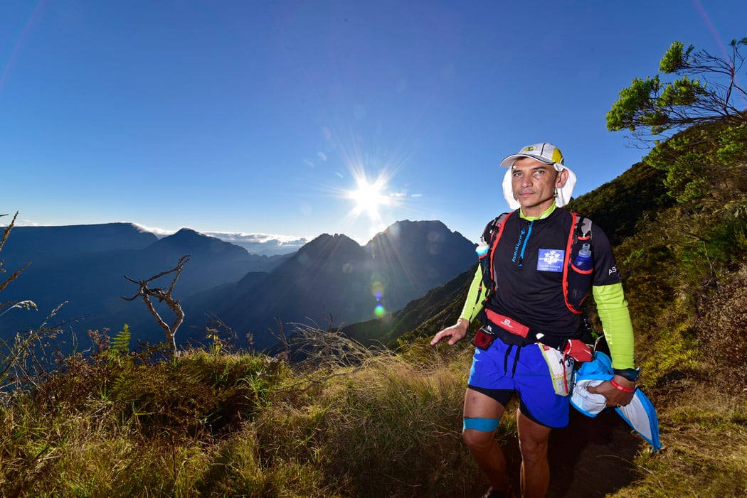 Grand Raid: Les images des coureurs au Maïdo