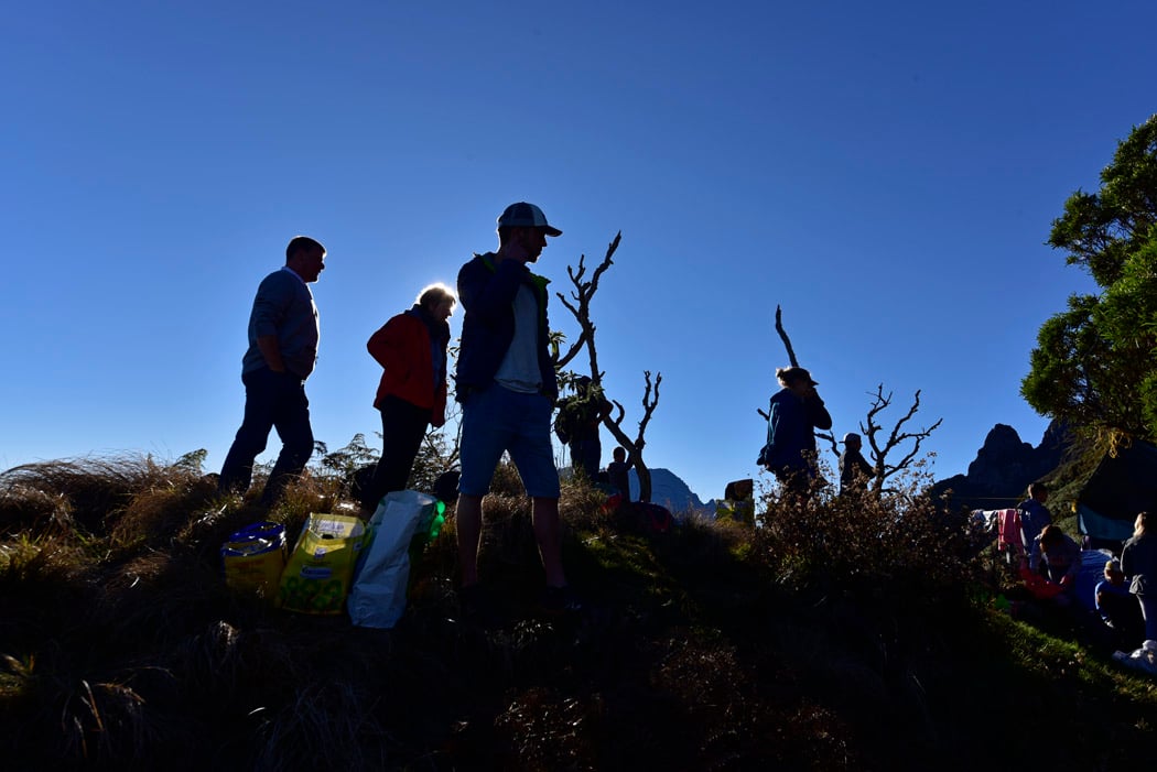 Grand Raid: Les images des coureurs au Maïdo