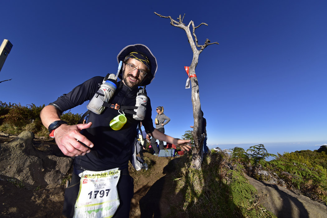 Grand Raid: Les images des coureurs au Maïdo