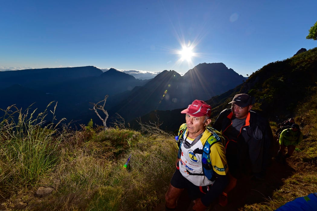 Grand Raid: Les images des coureurs au Maïdo