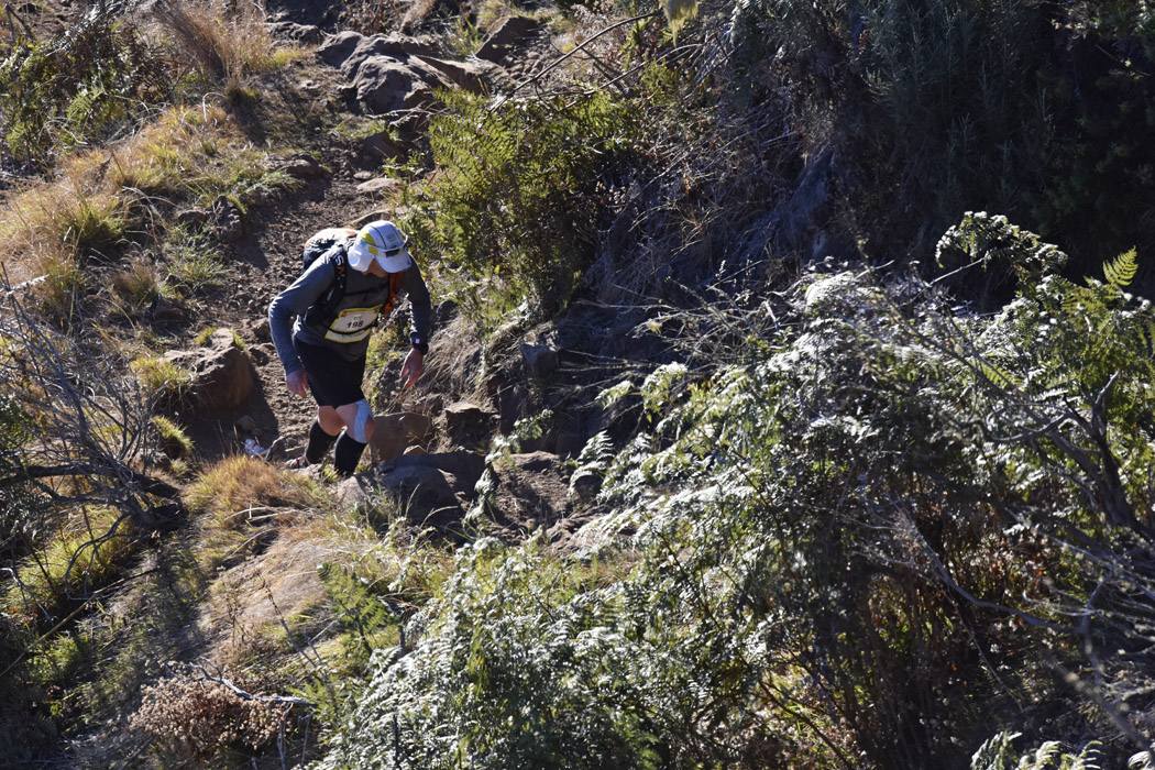 Grand Raid: Les images des coureurs au Maïdo