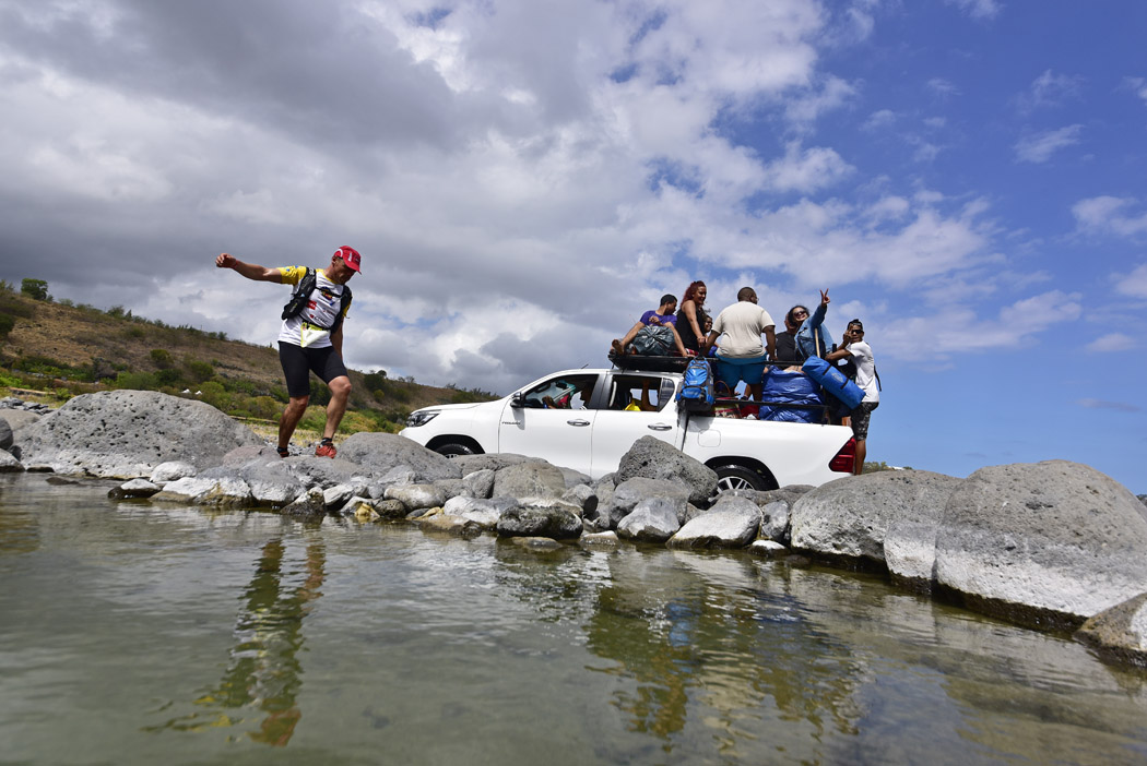 Le passage des raiders à la Rivière des Galets