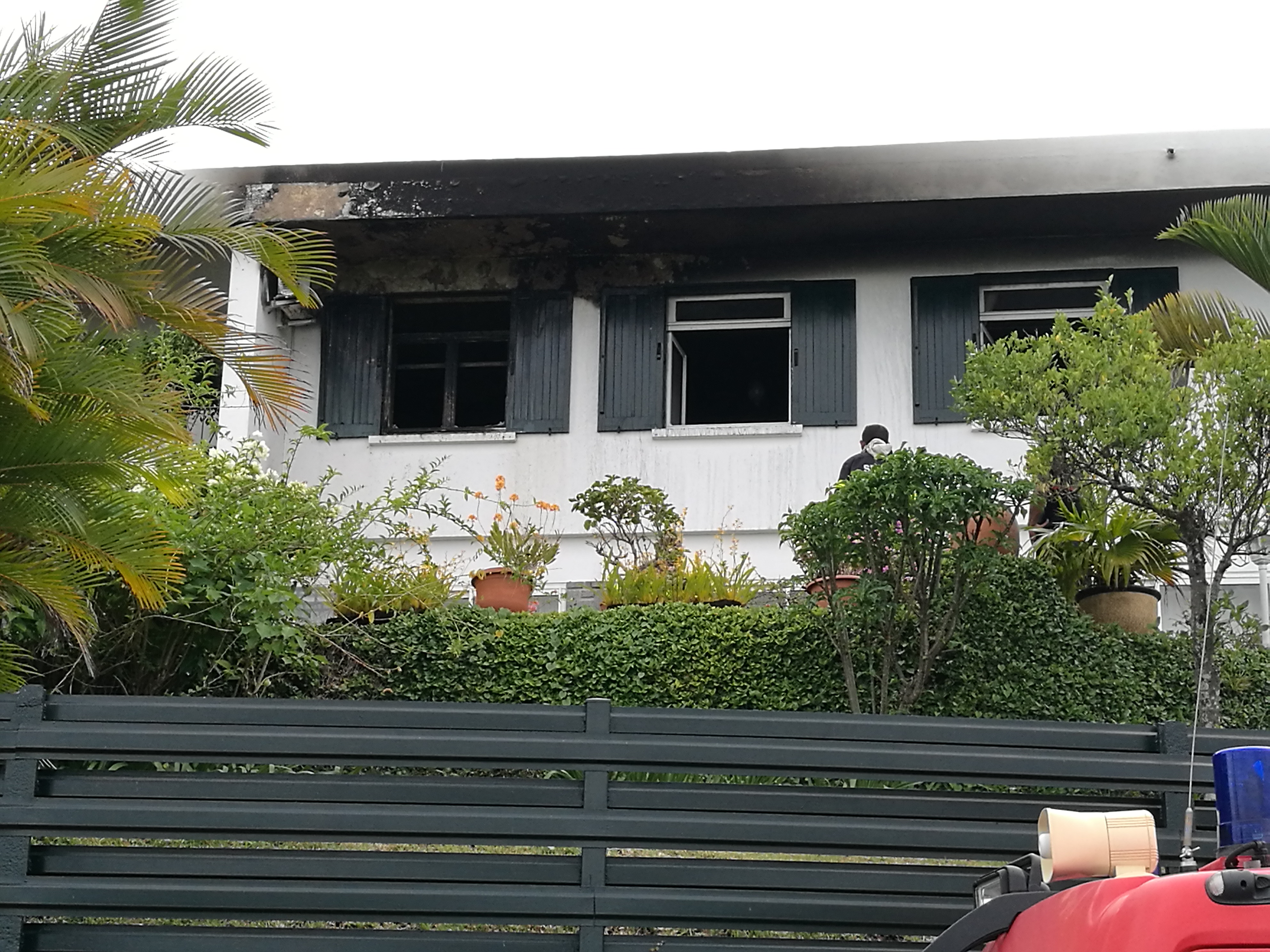 Une villa prend feu à Bellepierre