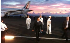 Nicolas Sarkozy est arrivé