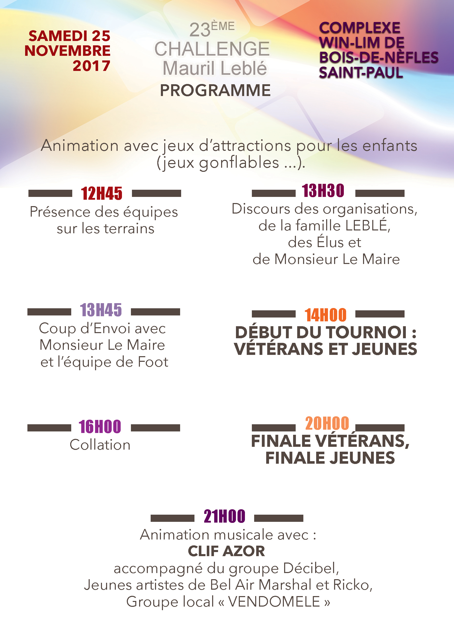 23ème Challenge Mauril Leblé