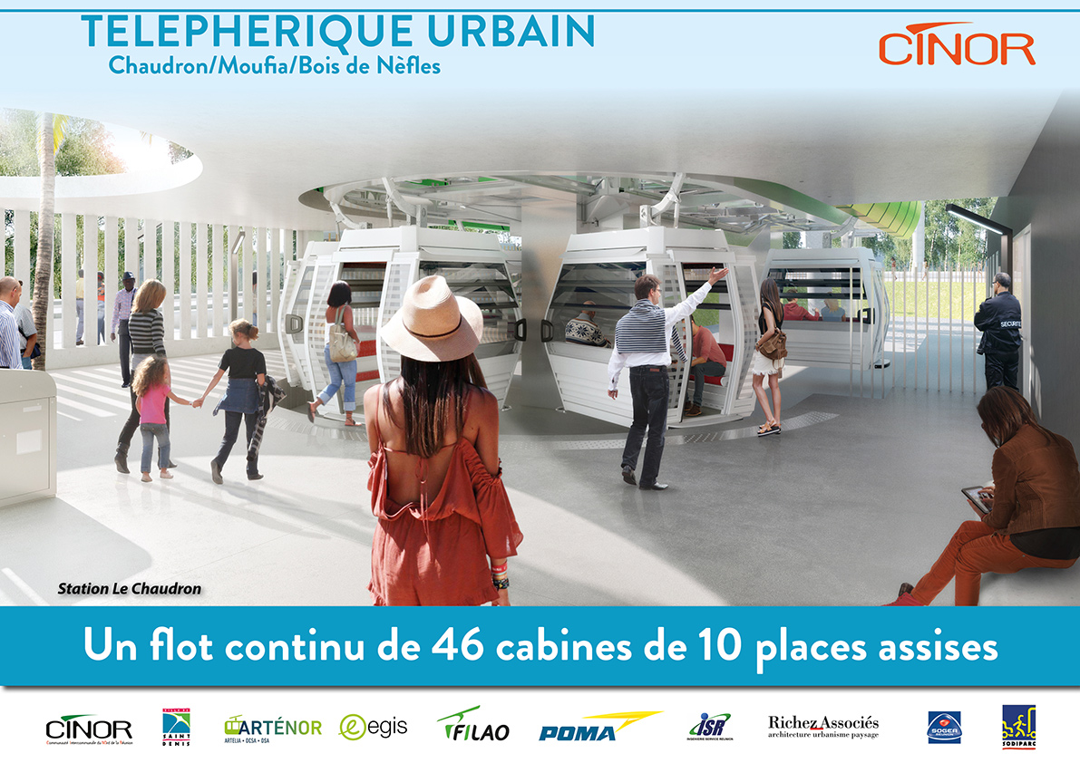 [VIDEO] Découvrez les images du premier téléphérique urbain de la Cinor