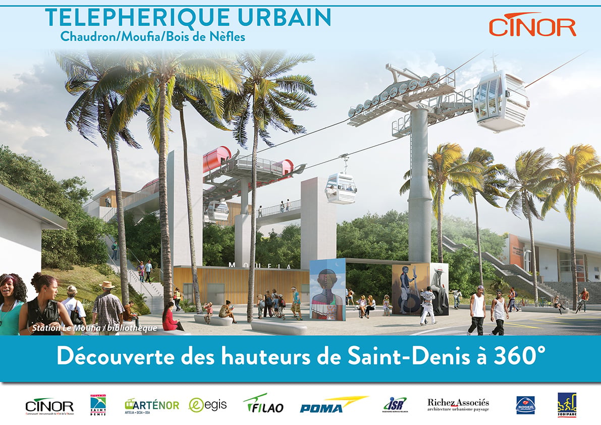 [VIDEO] Découvrez les images du premier téléphérique urbain de la Cinor