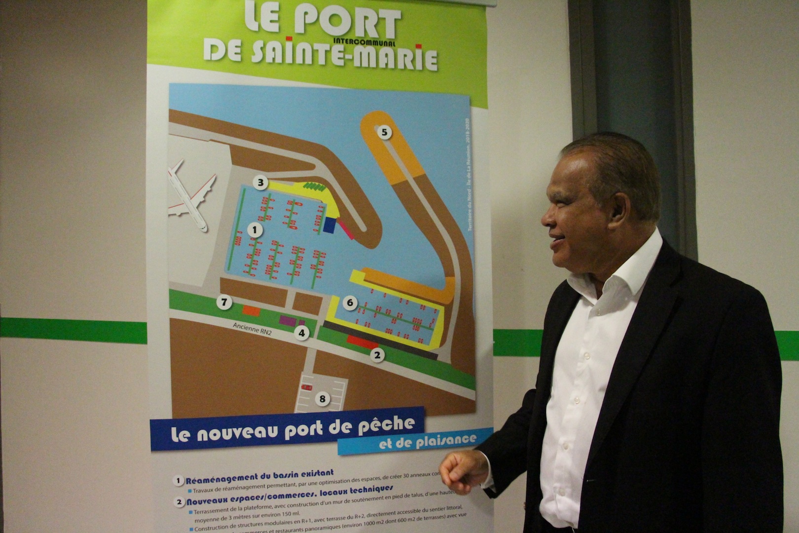 Yves Ferrières : «nous allons faire du port de Sainte-Marie une des plus belles cartes postales du Nord»