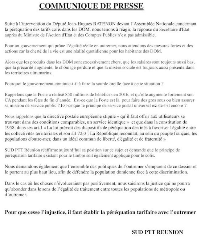 SUD PTT: 