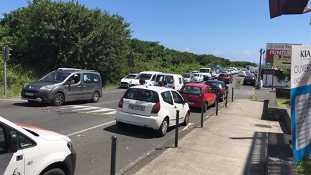 Un camion perd son chargement de cannes: Importants embouteillages dans la ZAC Andropolis