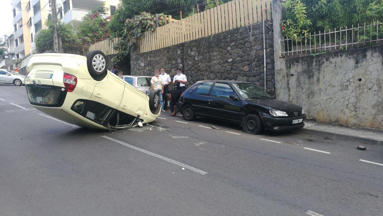 Accident improbable dans le quartier de Montgaillard