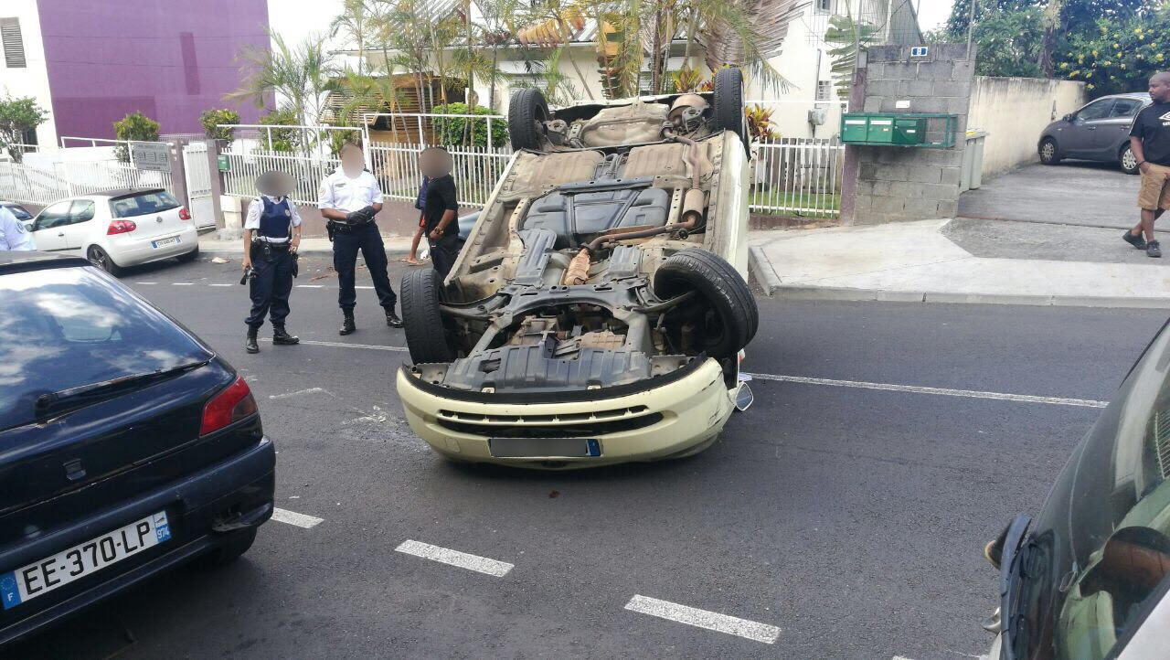 Accident improbable dans le quartier de Montgaillard