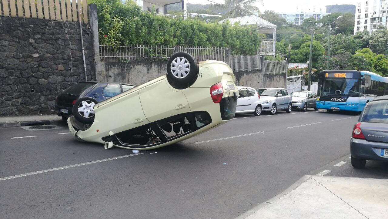 Accident improbable dans le quartier de Montgaillard