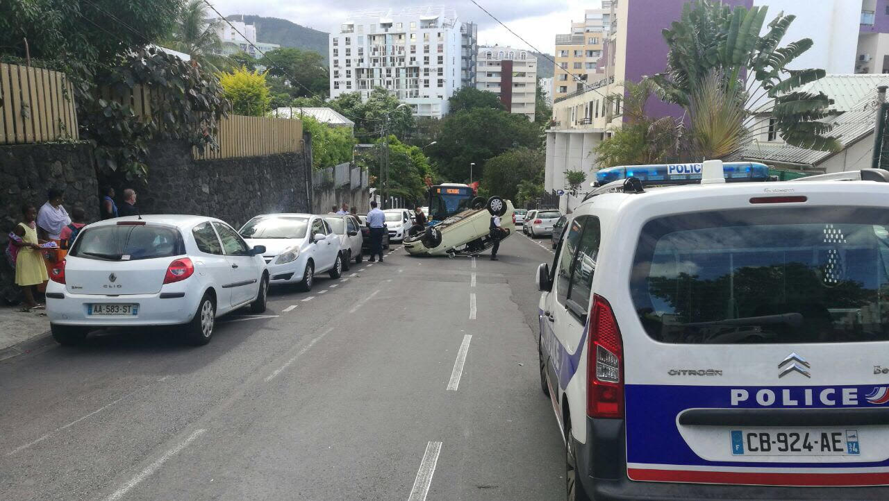 Accident improbable dans le quartier de Montgaillard