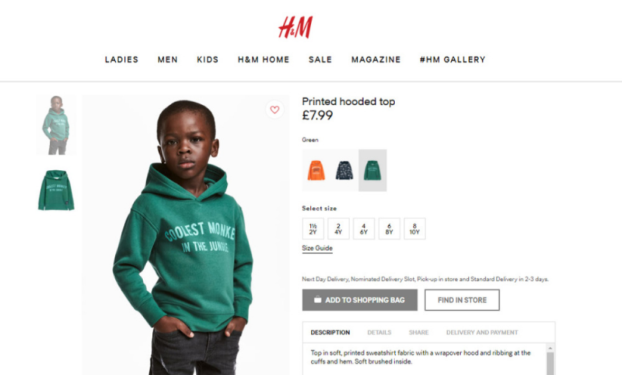 Afrique du Sud : Plusieurs magasins H&M pillés suite à une publicité raciste