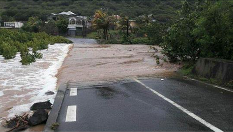 Les premières images de Rodrigues après le passage de Berguitta