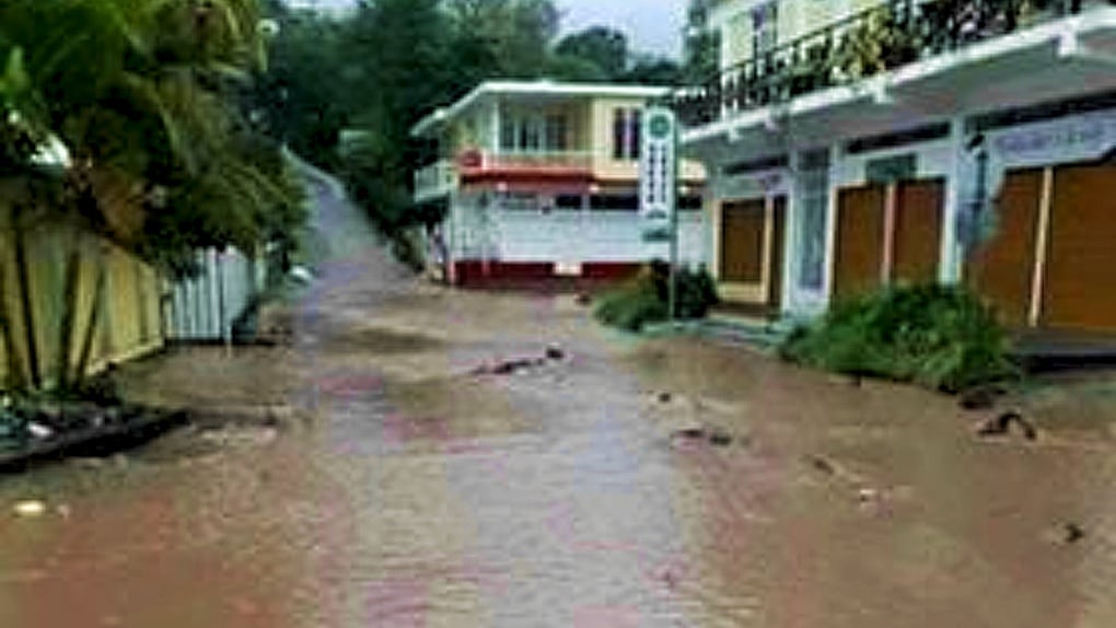 [Photos] Berguitta: Rodrigues toujours en alerte vents forts et forte houle