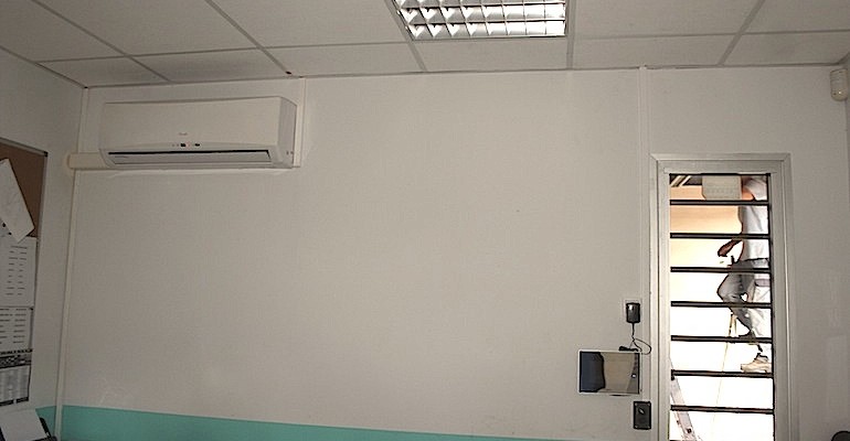 La climatisation et l’alarme à l’école Évenor Lucas à Boucan Canot