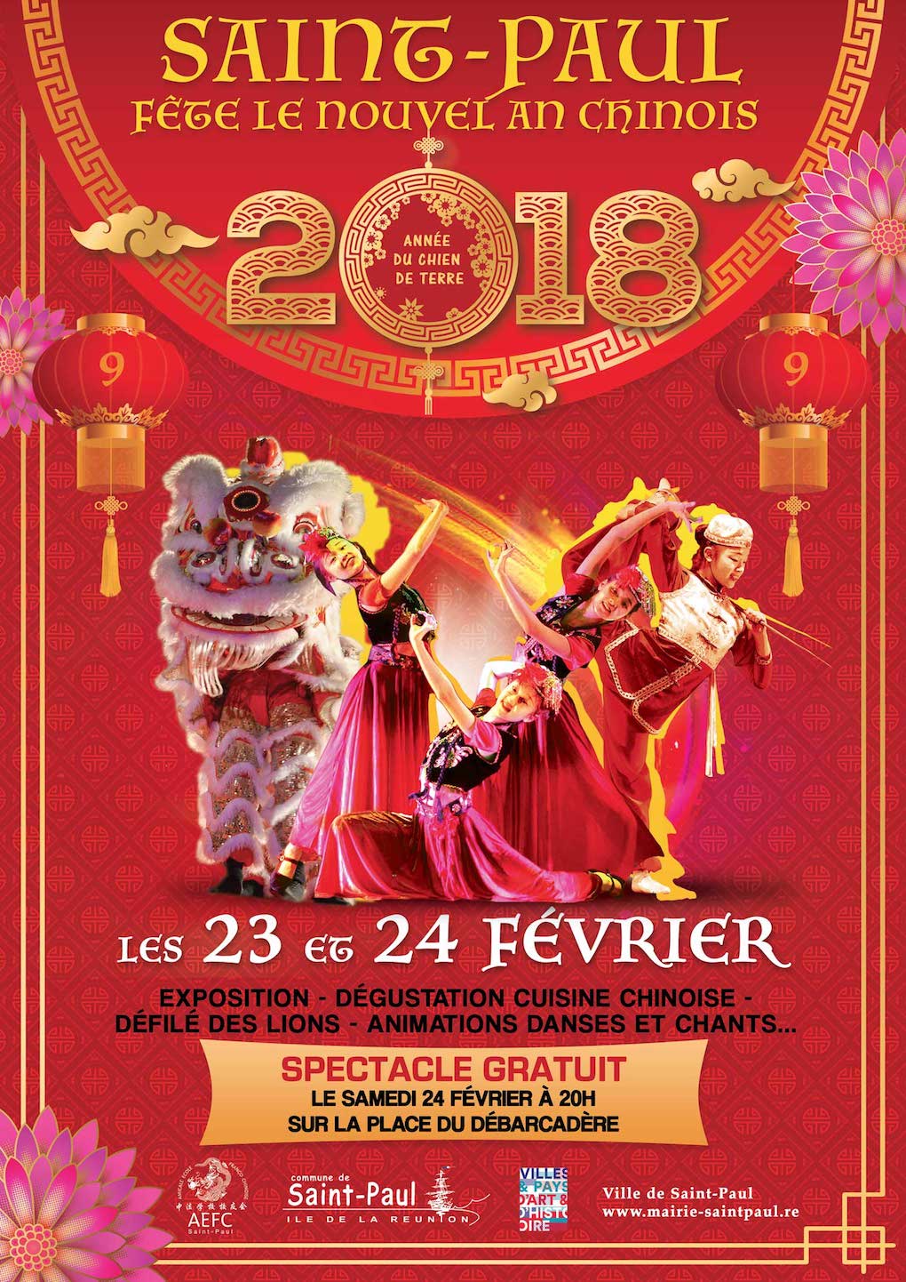 Saint-Paul fête le Nouvel An Chinois