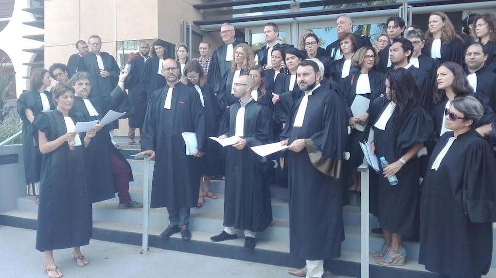 Débrayage des acteurs de la justice de St-Denis et St-Pierre ce jeudi