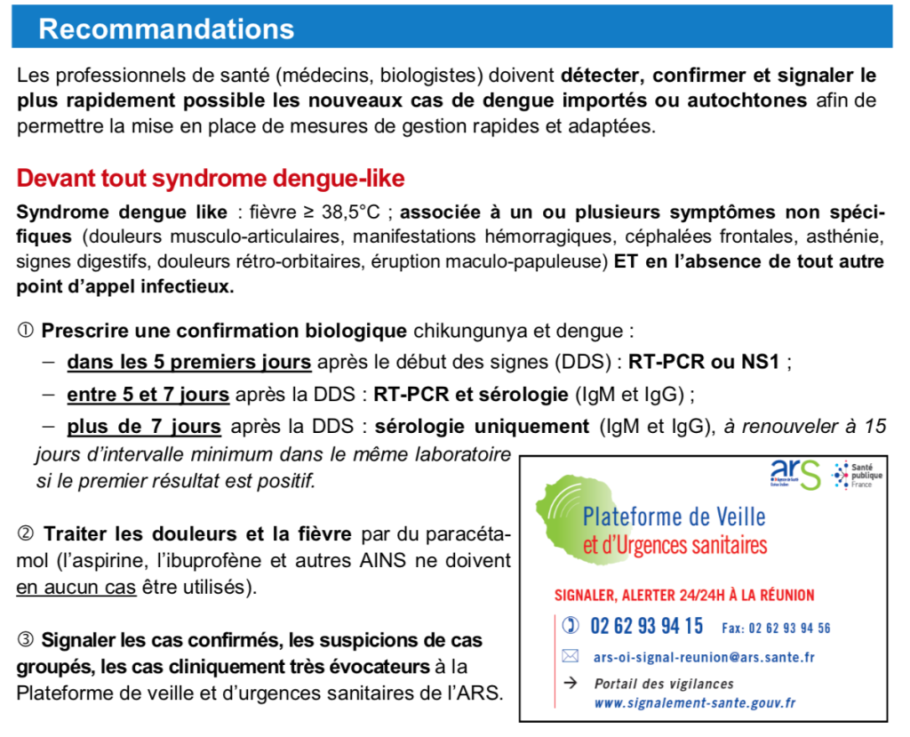 La dengue à La Réunion, un risque épidémique élevé