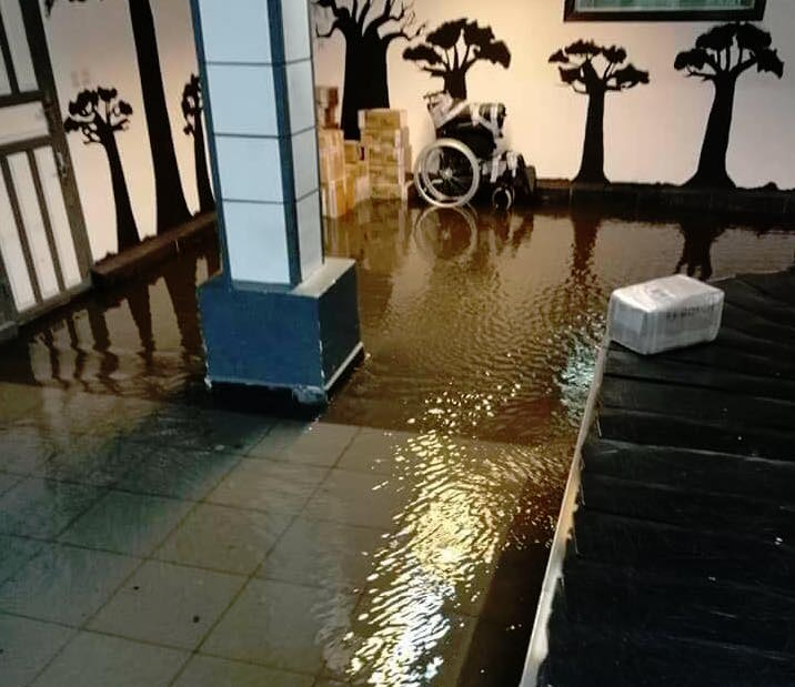 Madagascar: L'aéroport de Tananarive sous l'eau