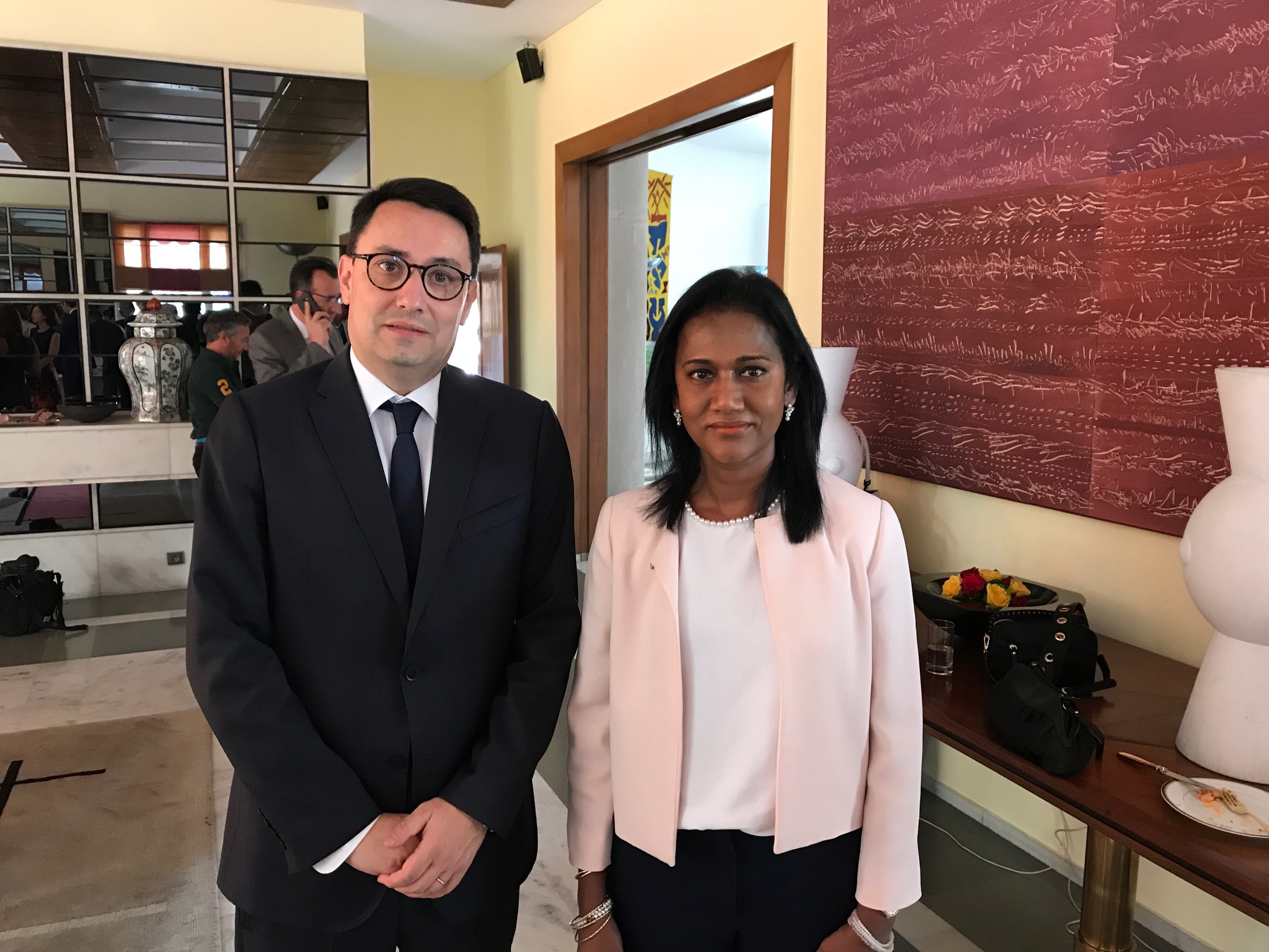 En Inde, Nadia Ramassamy assiste à l'International Solar Alliance