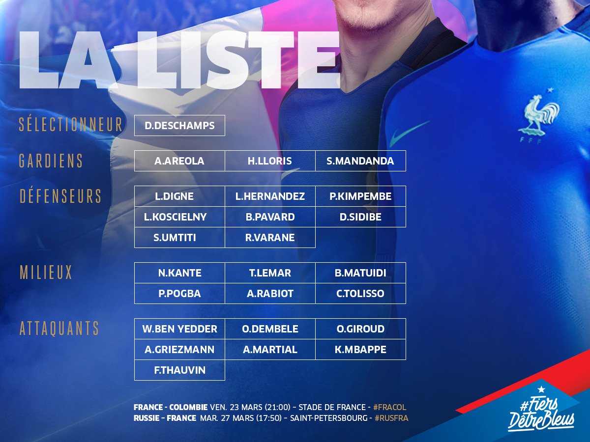 Equipe de France : Dimitri Payet ne jouera pas contre la Colombie et la Russie