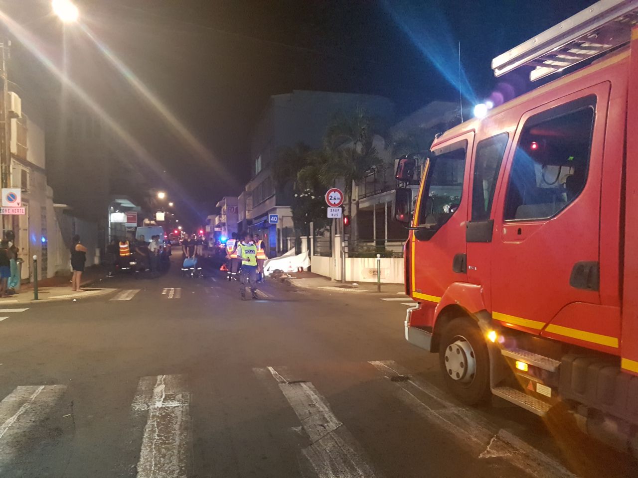 Un motard perd la vie en centre ville de Saint-Denis
