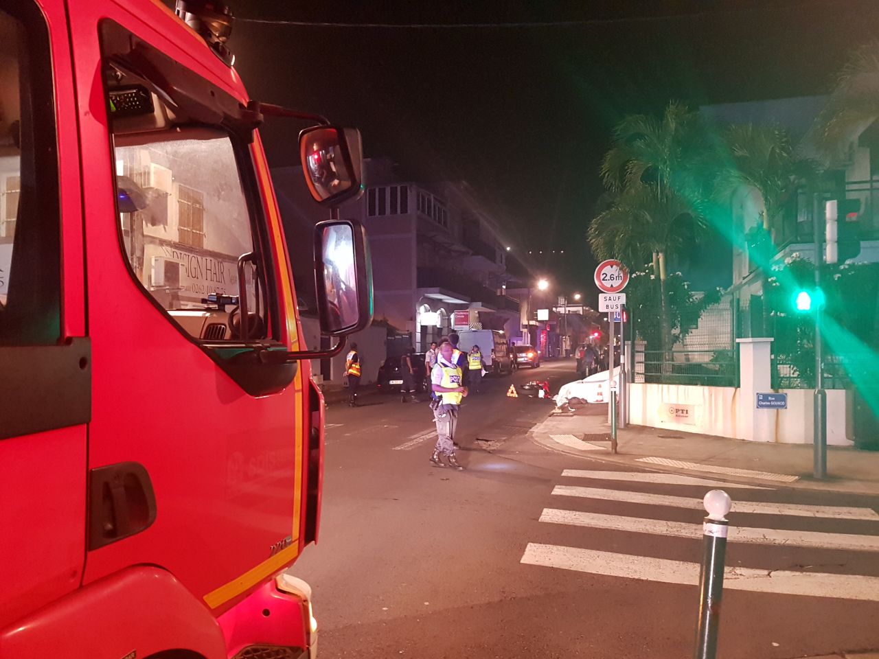 Un motard perd la vie en centre ville de Saint-Denis