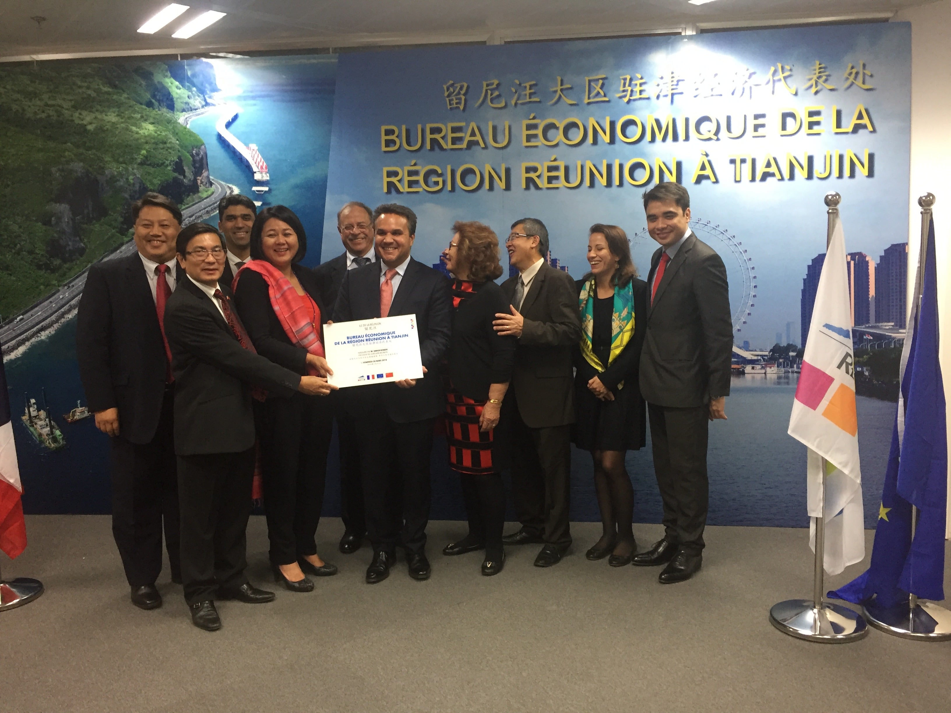 L'antenne de la Région à Tianjin (Chine) est officiellement ouverte