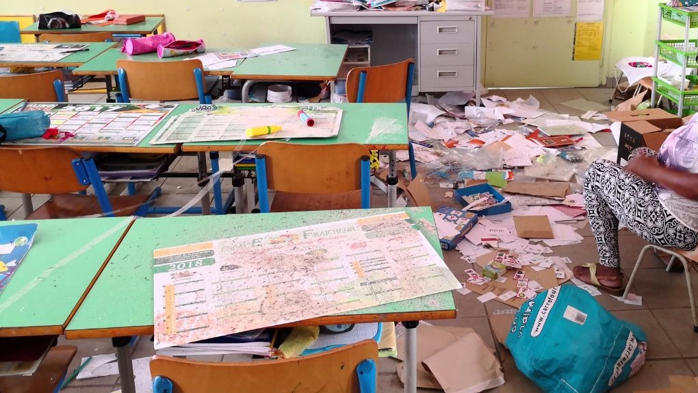 St-Denis : Six classes de l'école primaire des Badamiers vandalisées