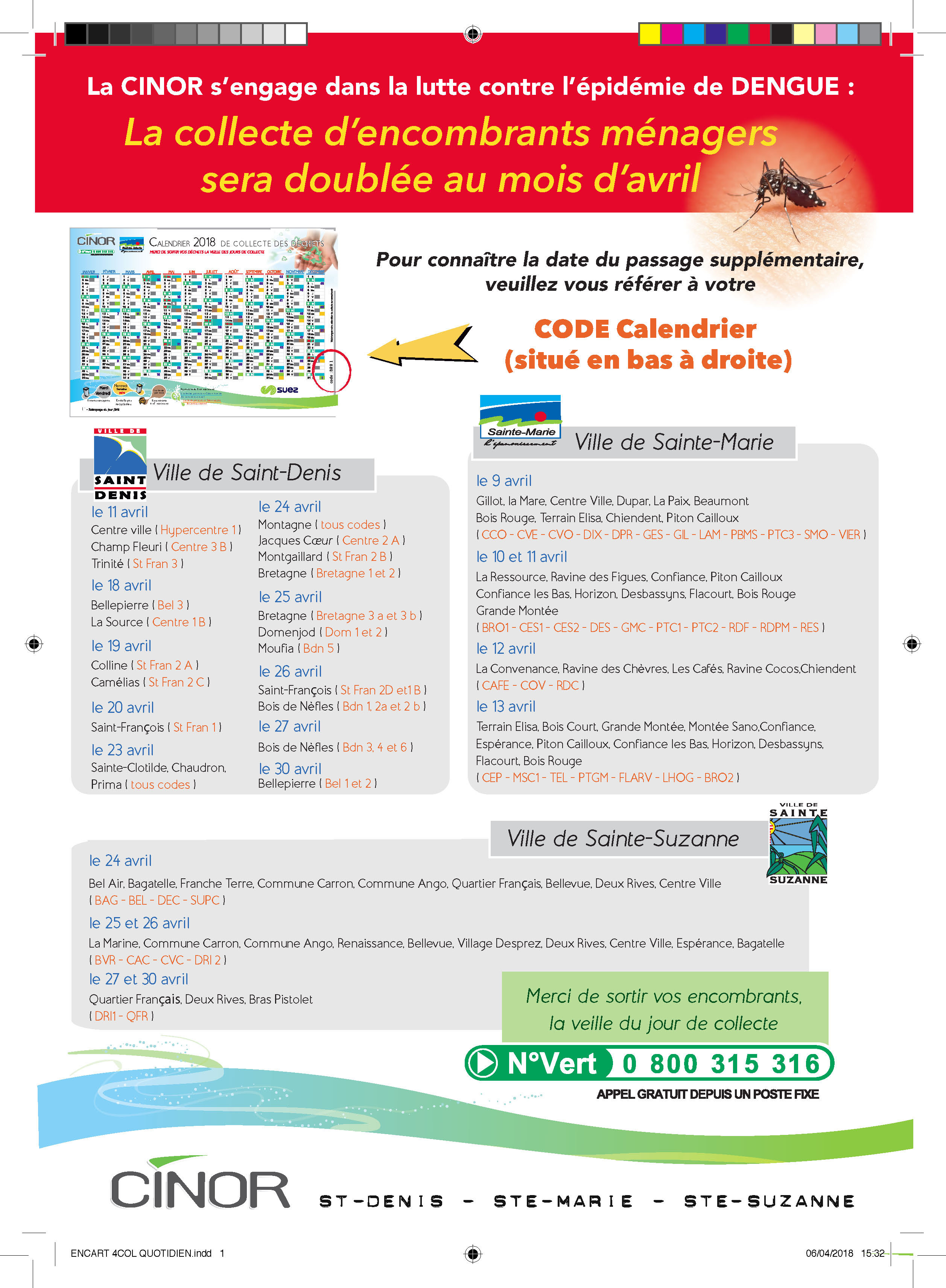 Plus de collectes d’encombrants ménagers sur le Nord