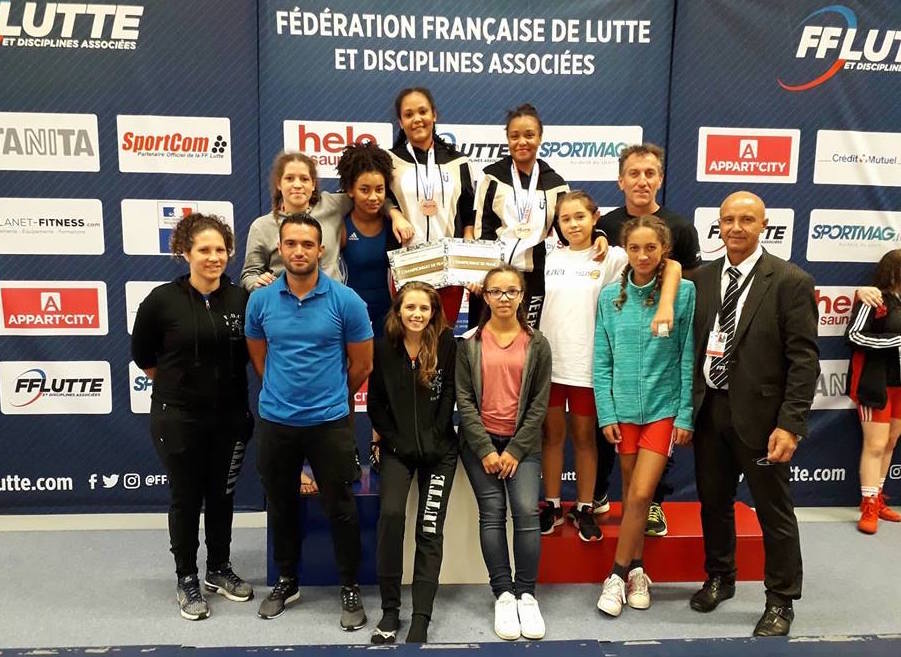 Les lutteuses réunionnaises brillent au niveau national