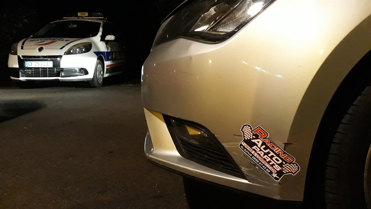 Opération de contrôle de police nocturne à St-Denis: Une voiture flashée à 157 km/h
