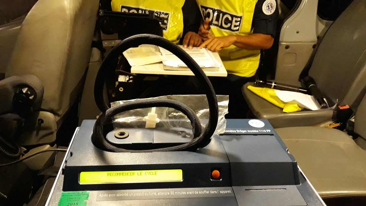 Opération de contrôle de police nocturne à St-Denis: Une voiture flashée à 157 km/h